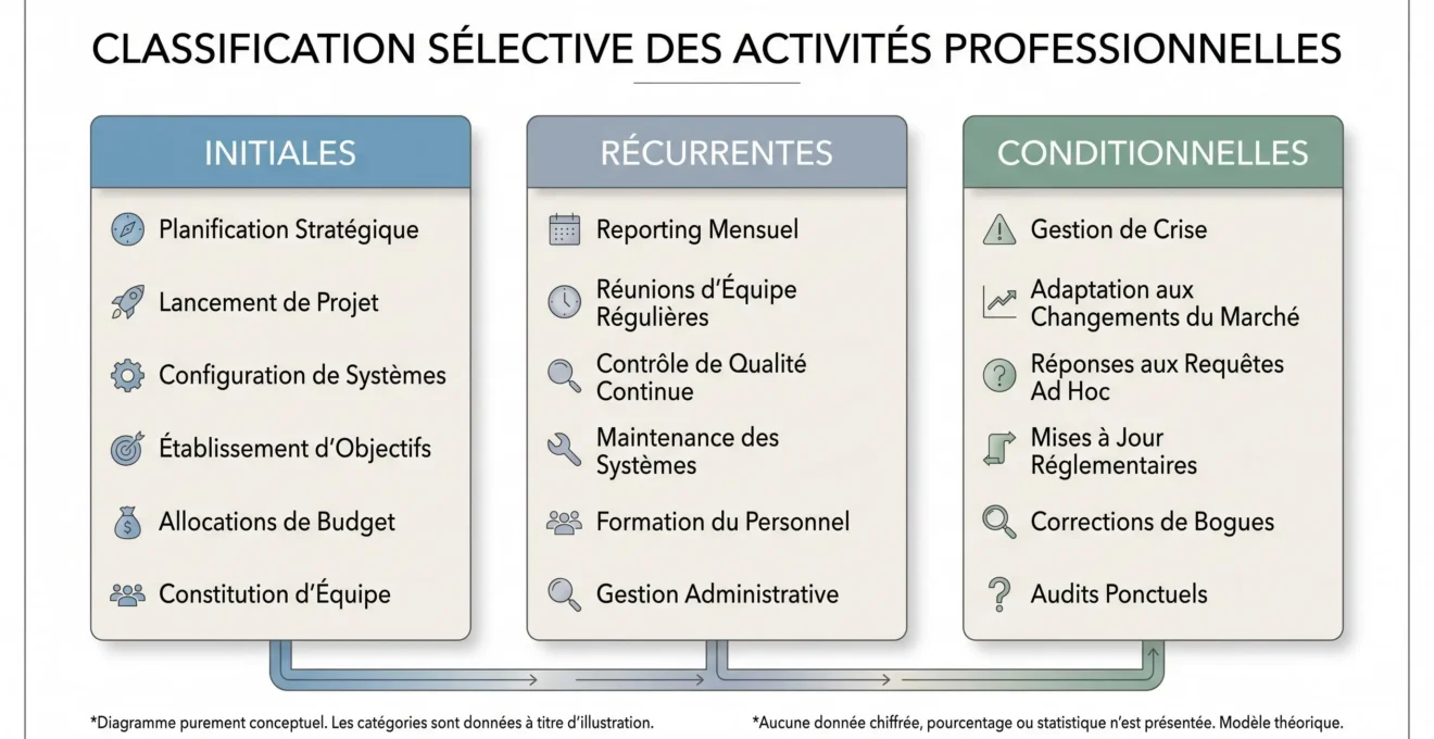 Schéma des catégories de dépenses vétérinaires